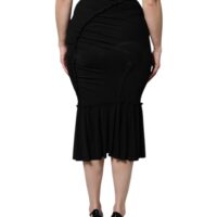 Dolce & Gabbana Must merineitsilõikega kõrge pihaosaga midiseelik