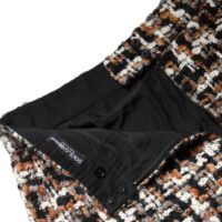 Dolce & Gabbana Mitmevärviline kõrge vöökohaga tartan miniseelik