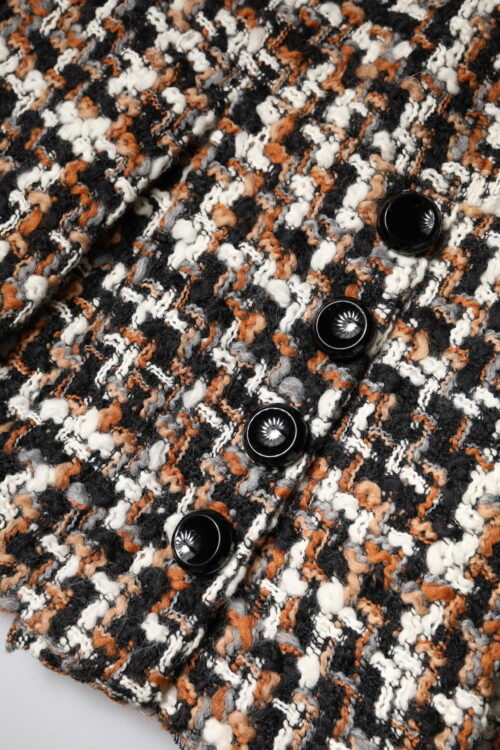 Dolce & Gabbana Mitmevärviline kõrge vöökohaga tartan miniseelik