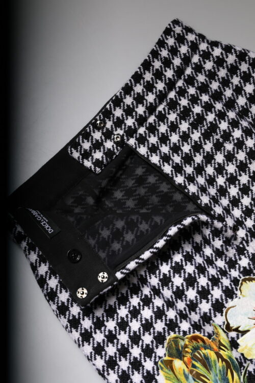 Dolce & Gabbana mitmevärviline lilleprindiga kõrge vöökohaga midi-pliiatsseelik