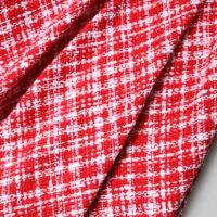 Dolce & Gabbana punane-valge kõrge vöökohaga A-lõikeline seelik