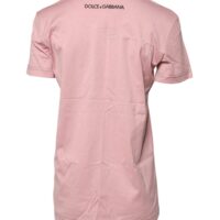 6758168.jpeg Dolce & Gabbana roosa logoprindiga T-särk