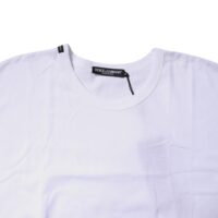 Dolce & Gabbana Valge cropped T-särk