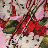 Dolce & Gabbana roosa lillemustriga pluus