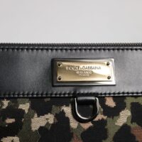 Dolce & Gabbana Mitmevärviline leopardimustriga žakaar-kott