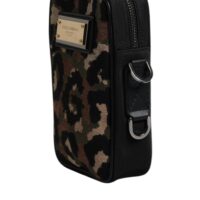 6783743.jpeg Dolce & Gabbana mitmevärviline leopardimustriga kaelakott DG logo plaadiga