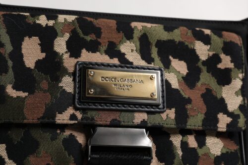 Dolce & Gabbana mitmevärviline leopardimustriga crossbody-kott