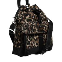 Dolce & Gabbana mitmevärviline leopardimustriga õlakott-bucket