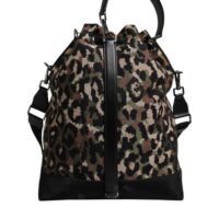 Dolce & Gabbana mitmevärviline leopardimustriga õlakott-bucket