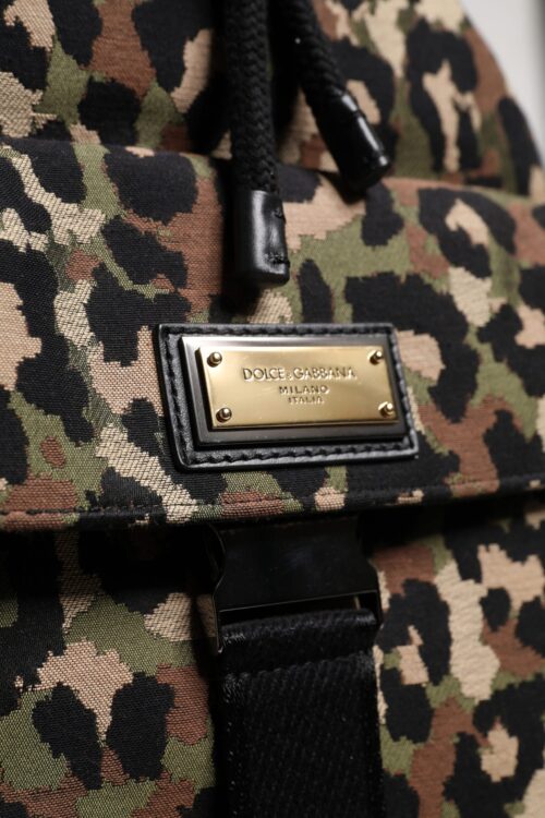 Dolce & Gabbana mitmevärviline leopardimustriga õlakott-bucket