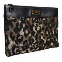 Dolce & Gabbana Mitmevärviline leopardimustriga žakaar-kott