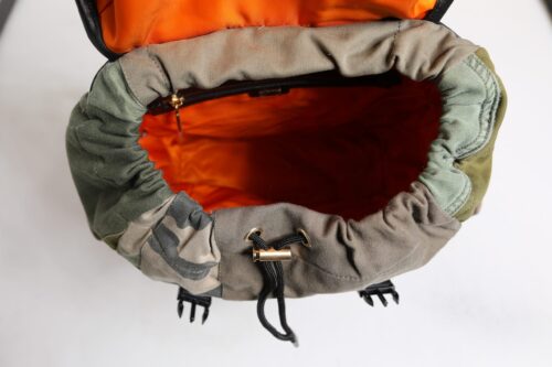 Dolce & Gabbana militaarroheline seljakott patchwork-disainiga