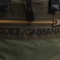 Dolce & Gabbana militaarroheline seljakott patchwork-disainiga