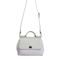Dolce & Gabbana Valge Crossbody-kott pealt sangaga