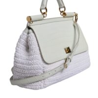 Dolce & Gabbana Valge Crossbody-kott pealt sangaga
