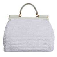 Dolce & Gabbana Valge Crossbody-kott pealt sangaga