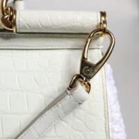 Dolce & Gabbana Valge Crossbody-kott pealt sangaga