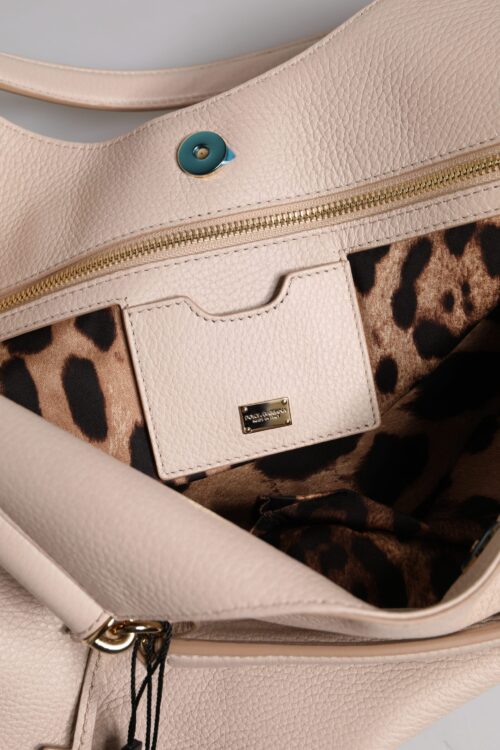 Dolce & Gabbana heleroosa tote-kott logoembleemiga