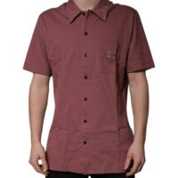 Dolce & Gabbana tume roosa casual polo särk meestele