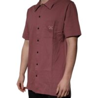Dolce & Gabbana tume roosa casual polo särk meestele