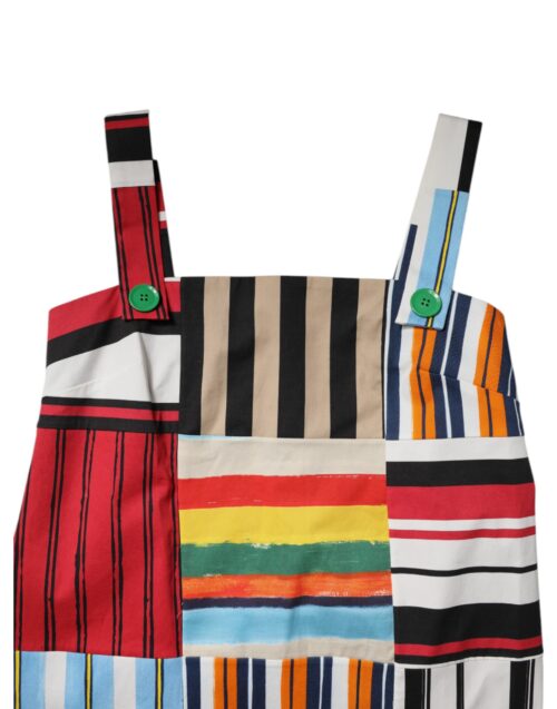 6855389.jpeg Dolce & Gabbana Mitmevärviline Triibuline Varrukateta Kleit