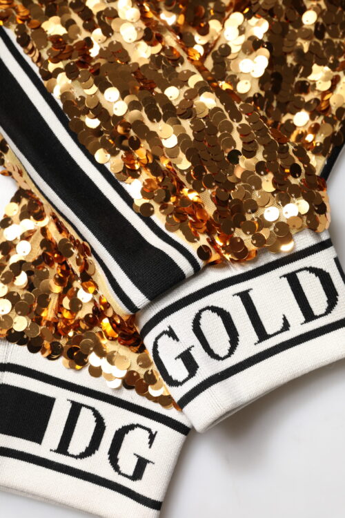 Dolce & Gabbana Metallic Gold DG Logo dressipüksid