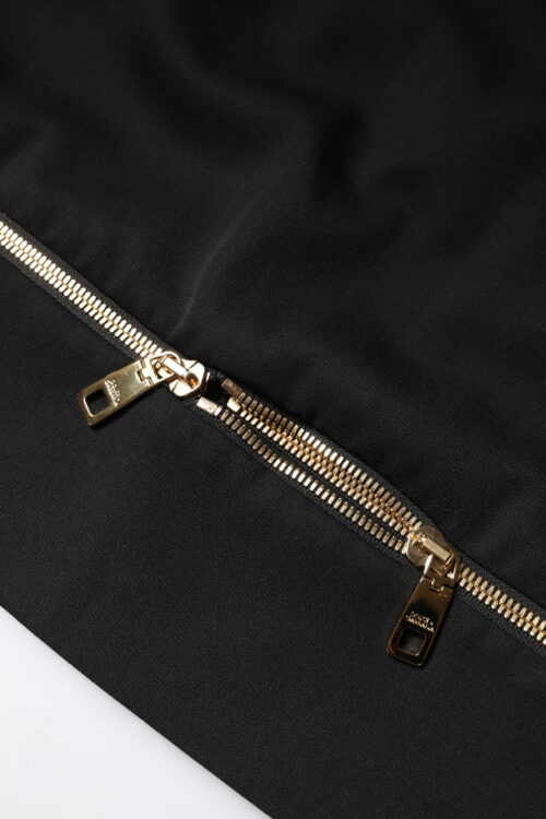 Dolce & Gabbana must kõrge vöökohaga miniseelik