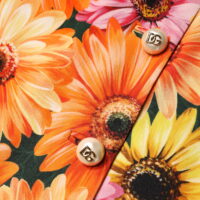 Dolce & Gabbana mitmevärviline lillemustriga kõrge vöökohaga miniseelik