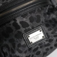 Dolce & Gabbana must-hall leopardimustriga vöökott DG logoga