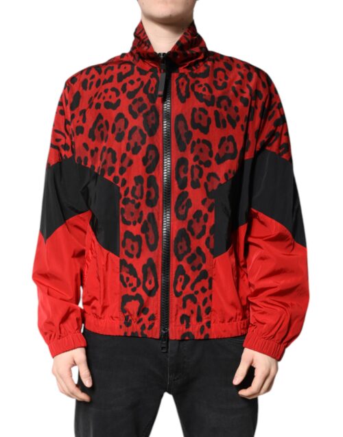 6907962.jpeg Dolce & Gabbana punane leopardimustriga bomber-jakk