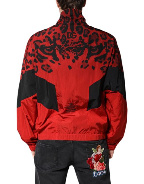 6907964.jpeg Dolce & Gabbana punane leopardimustriga bomber-jakk