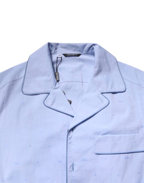 6930437.jpeg Dolce & Gabbana helesinine DG logoga meeste pidžaamakomplekt