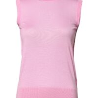 7012528.jpeg Dolce & Gabbana roosa ümara kaelusega varrukateta topp