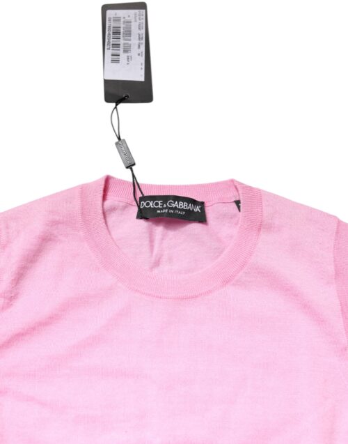 7012531.jpeg Dolce & Gabbana roosa ümara kaelusega varrukateta topp