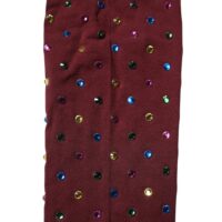 Dolce & Gabbana Maroon kristallidega sukkpüksid
