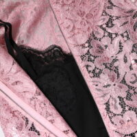 Dolce & Gabbana roosa lilleline varrukateta tuubkleit