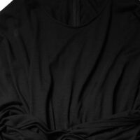 Dolce & Gabbana Black pikkade varrukatega sheathtüüpi midikleit