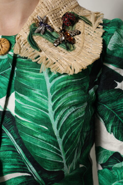 Dolce & Gabbana Mitmevärviline trentšmantel lehemustriga