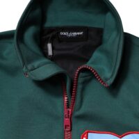 Dolce & Gabbana mitmevärviline logo täislukuga bomber-jakk