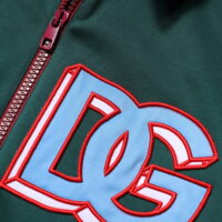 Dolce & Gabbana mitmevärviline logo täislukuga bomber-jakk