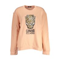 Cavalli Class Rosa Polyester Women Sweatshirt