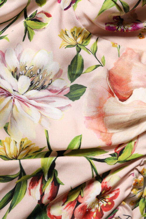 7182767.jpeg Dolce & Gabbana Roosa lillemustriga midikleit