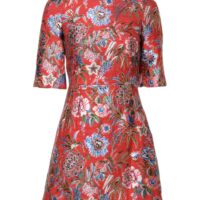 7182771-1.jpeg Dolce & Gabbana punane lilleline A-lõikeline minikleit