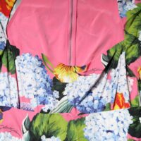 Dolce & Gabbana Mitmevärviline lillemustriga plisseeritud sirgelõikeline midikleit