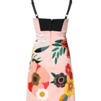 Dolce & Gabbana roosa lillemustriga minikleit