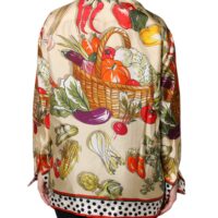 Dolce & Gabbana Multicolor pikkade varrukatega topp