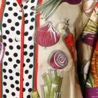 Dolce & Gabbana Multicolor pikkade varrukatega topp