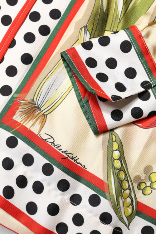 Dolce & Gabbana Multicolor pikkade varrukatega topp