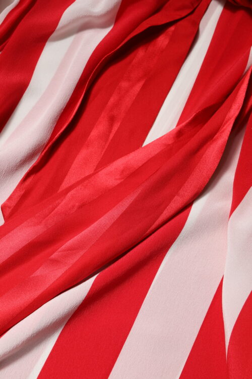 7184186.jpeg Dolce & Gabbana Punane/Valge Triibuline Lipskraega Pluus