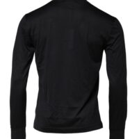 Dolce & Gabbana tumesinine meeste pullover ümmarguse kaelusega